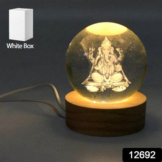 3D Crystal Ball lamps for Bedroom 3D Lamps for Home Decoration 3D Crystal Ball Night Light Gifts for Women Gifts for Men Room Decor Items for Bedroom for Friend and Family (1 Pc)