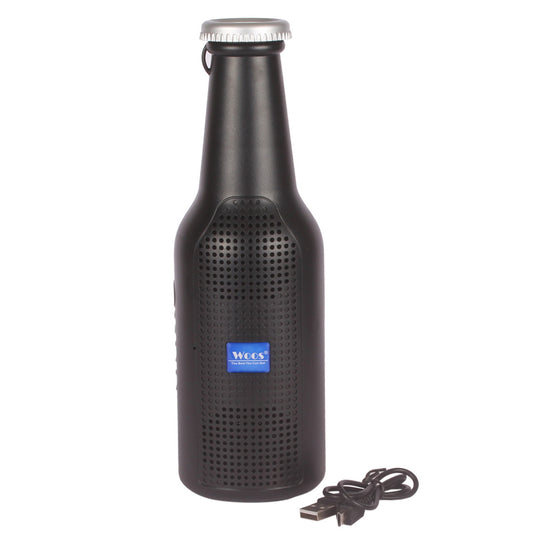 1289 Bottle Shape Bluetooth Speaker And Weatherproof Enhanced Wireless Usb Rechargeable Calling Fm Aux Usb Sd Card Support Portable Bluetooth Speaker With Rich Deep Bass