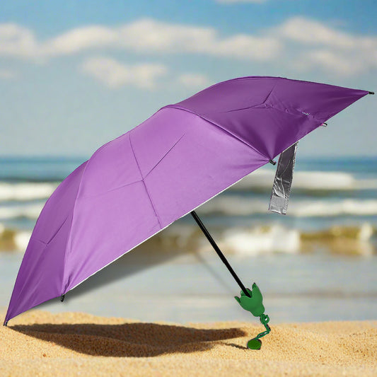Vegetable Shaped Folding Umbrella Plastic Case Creative Fashion Folding Mini Sun Shade Rain Umbrella Unique Umbrella Sun Uv Protection Cute Design (1 Pc)
