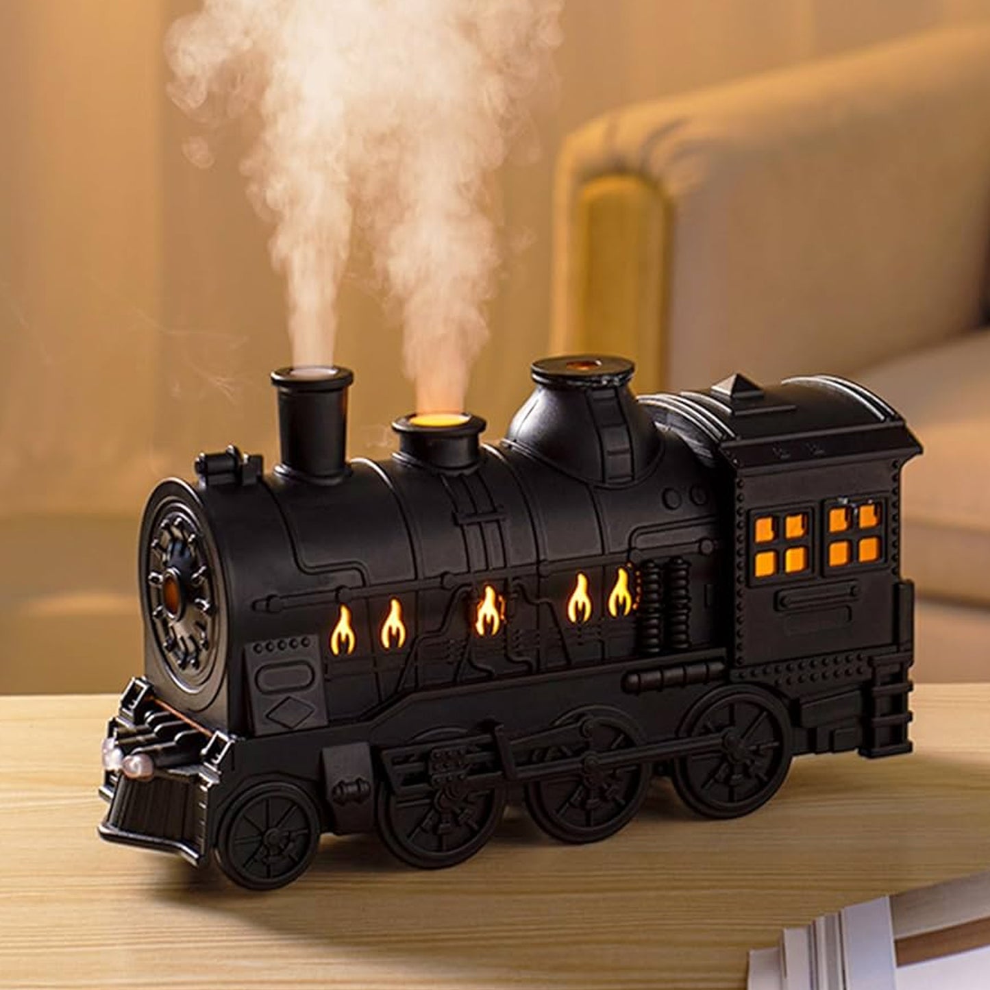 Train Shape Portable Mini Humidifier (1 Pc Mix Color)