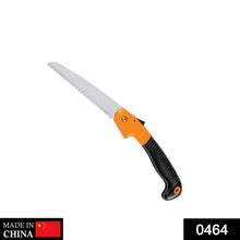 Compact folding saw for pruning and woodwork.