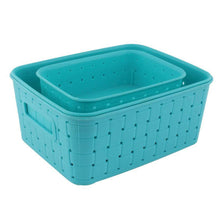 Durable storage baskets for organizing kitchens and shelves (set of 3).