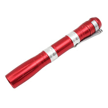 Portable Mini Torch / Flashlight LED Powerful High Lumens Pen Light with Clip, Portable Pocket Compact Torch for Emergency AA Battery operated (1 Pc / Battery not included)