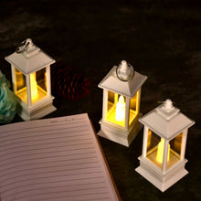 Classic lantern with artificial candle light.