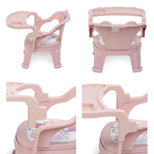 High chair for kids with tray, plastic and durable, easy to move