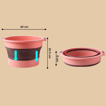 Portable tub with collapsible design for easy storage