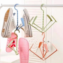 Portable rotating shoe rack, windproof, drying rack for wet and dry shoes.