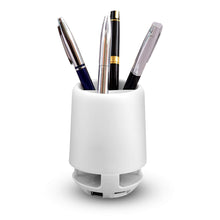 Multifunctional 4 Compartment Pen Holder with Bluetooth Speaker 5 W Bluetooth Speaker Laptop / Desk Speaker / Table Lamp / Night Lamp Smart Color Changing Pen Stand Wireless Bluetooth Speaker