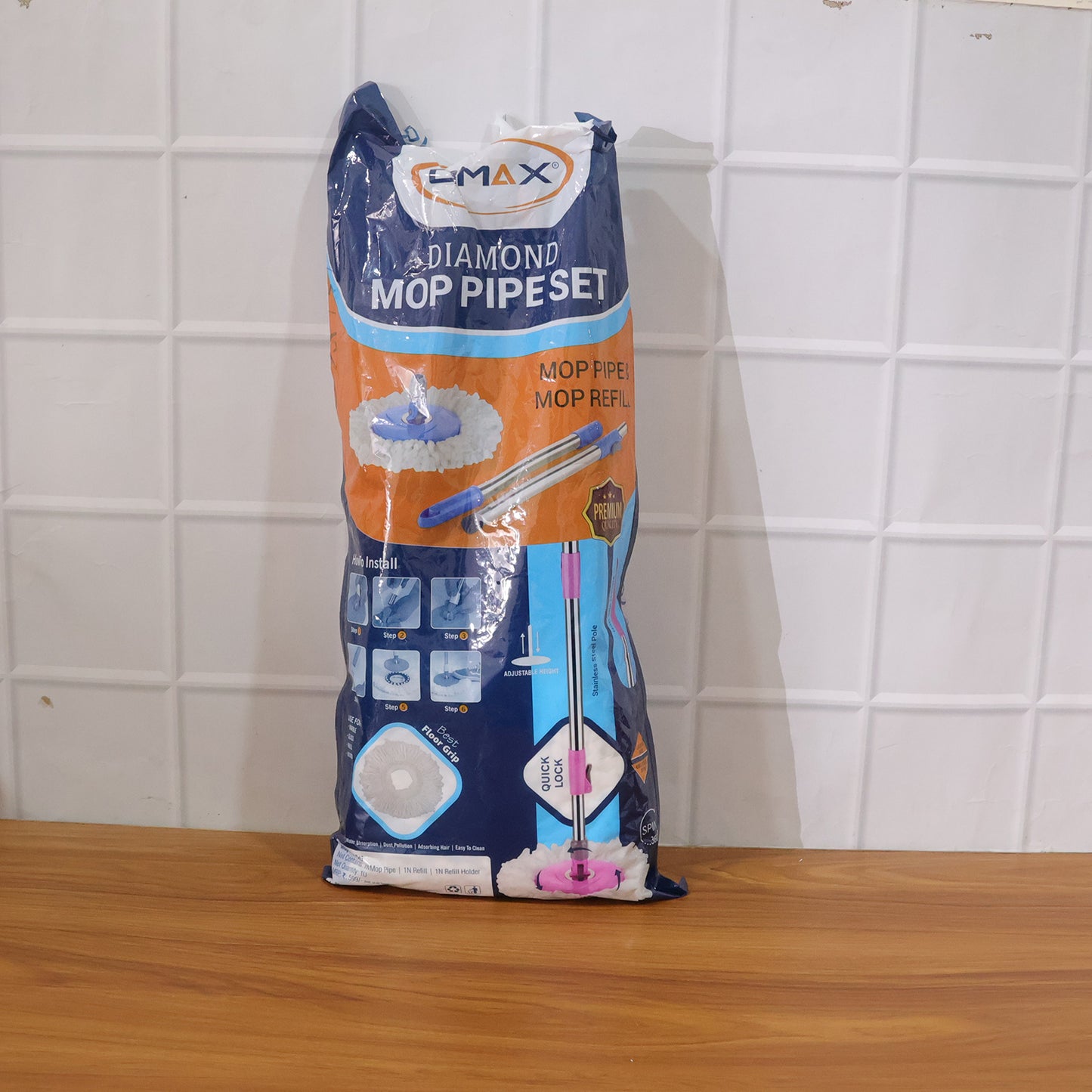 360 Degree Rotating Spin Mop (1 Set)
