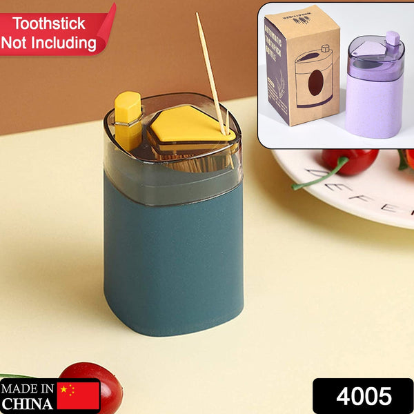 Pop-up toothpick holder