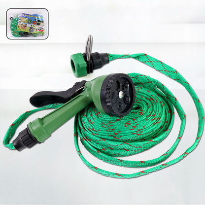502 -50 Ft Expandable Hose Pipe Nozzle For Garden Wash Car Bike With Spray Gun