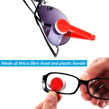 Portable eyeglass cleaner, mini microfiber for glasses and sunglasses.