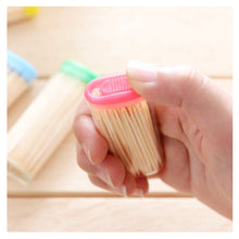 High-quality bamboo toothpicks with a convenient box.