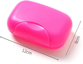 Soap dish with cover for travel