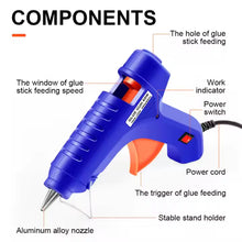 Professional 60 Watt With 2 Pcs Hot Melt Glue Stick  On  Off Switch (1 Pc)