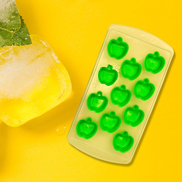 Mix design ice trays with lid, flexible silicone for easy ice release