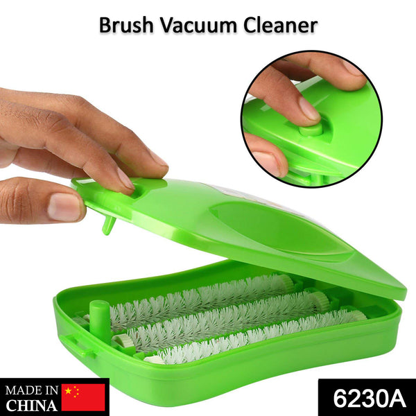 6230a Plastic Handheld Carpet Roller Brush Cleaning With Dust Crumb Collector Wet And Dry Brush