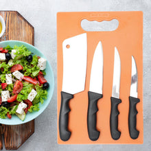 Chopping Board With Knife Set (Pack Of 5)