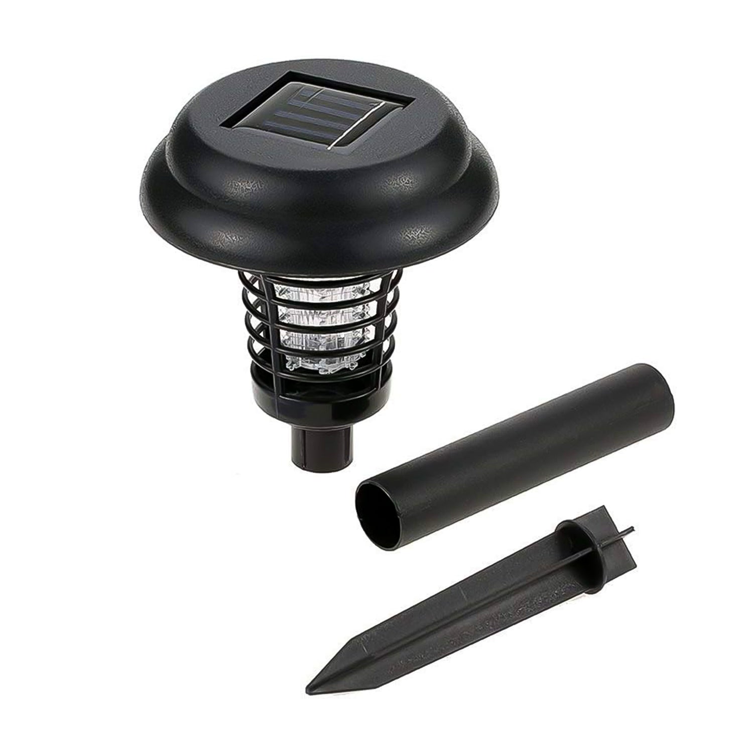 Garden Lighting Uv Led Solar Powered Led Mosquito Trap  Bug Zapper  (2 Pc)