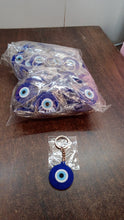 Evil Eye Rubber  Silicone Keychain (1 Pc  Blue Color)