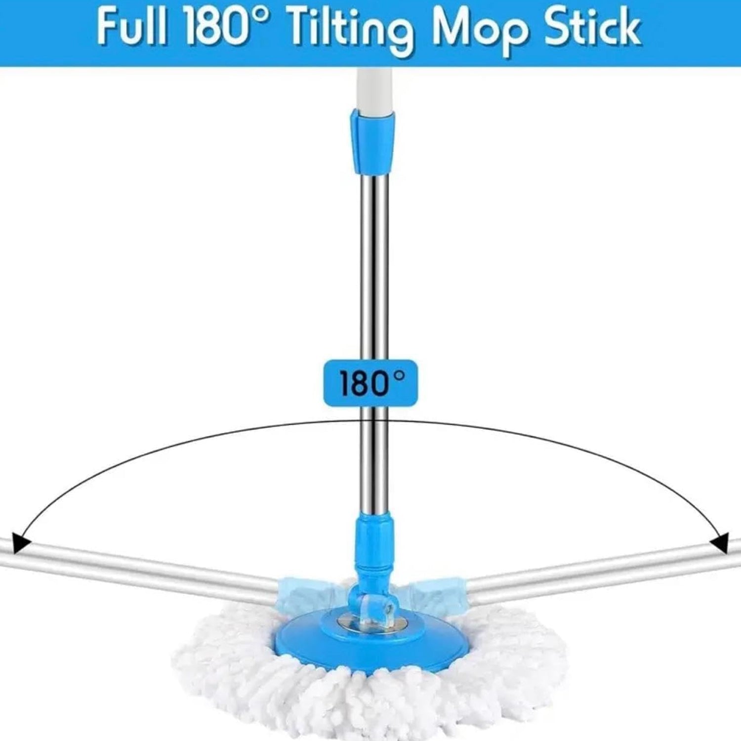 360 Degree Rotating Spin Mop (1 Set)