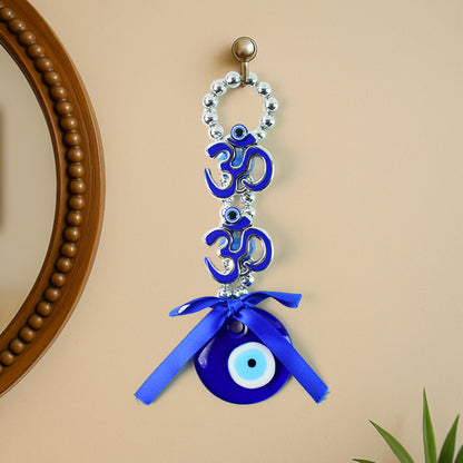 Decorative Double Om Symbol Evil Eye Hanging (1 Pc)