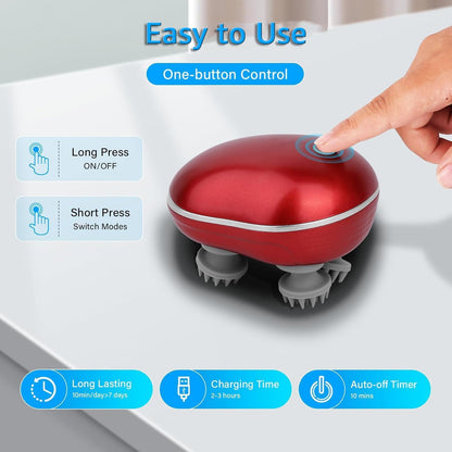 Smart Electric Scalp Massager Portable Head Massager Device (1 Pc)