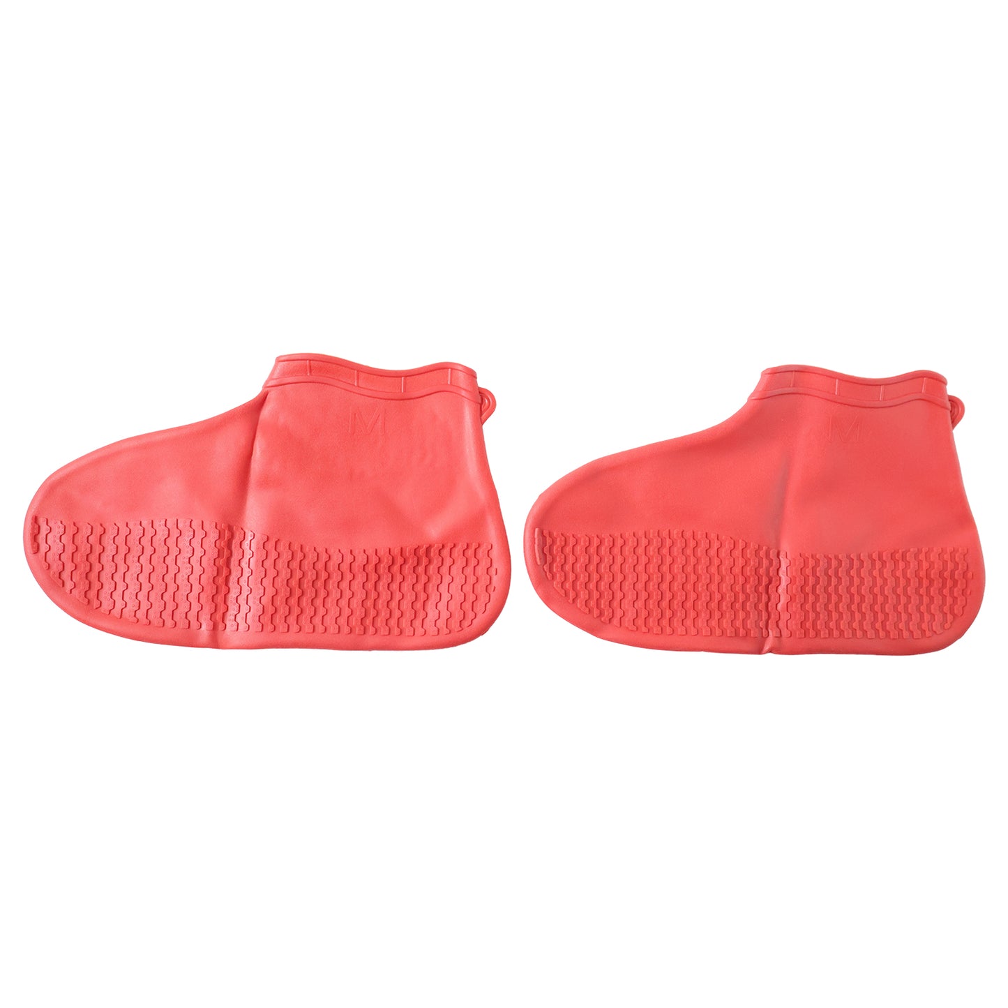 Waterproof Silicone Shoe Cover Red Color (1 Pair Medium Size)