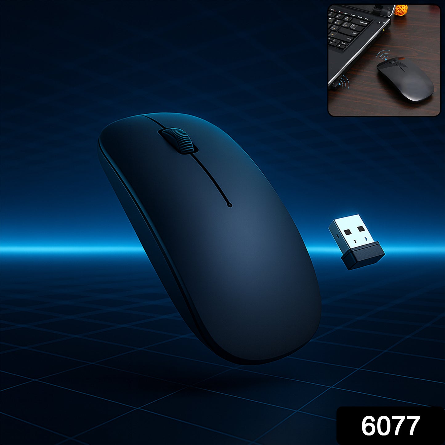 6077 Wireless Mouse For Laptoppcmacipad Procomputer