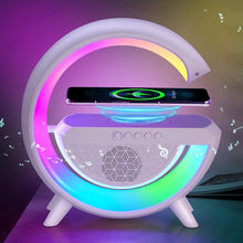 1393   3-in-1 Multi-function Led Night Lamp With Bluetooth Speaker Wireless Charging For Bedroom For Music Party And Mood Lighting - Perfect Gift For All Occasions