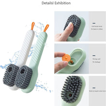 17928 Multifunctional Scrubbing Brush With Liquid  Soap Dispenser Cleaning Brush With Liquid  Soap Dispenser Shoe Brush For Cleaning Cloth Cleaning Brush With Handleliquid Shoe Brush For Shoe Clothes (1 Pc)