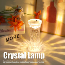 8440 Crystal Lamp Universal Night Light Soft Lighting Eye Protection For Nursery Study Bedroom Transparent Crystal Table Soft Lighting Multipurpose For Hotel For Office For Childrens Room (12pc Moq)