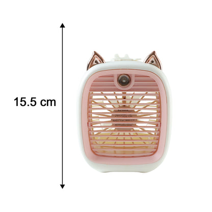 Portable Mini Air Cooler Fan With Spray Mist Function (1 Pc)