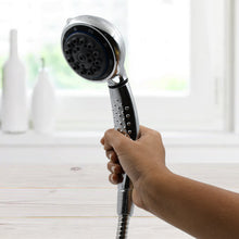 9365 Shower Head And Stainless Steel Hose Multi-function Plastic High Pressure Shower Spray For Bathroom
