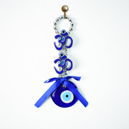 Decorative Double Om Symbol Evil Eye Hanging (1 Pc)